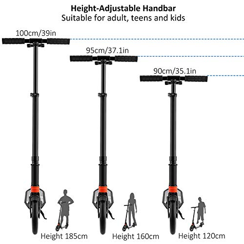 YUEBO Patinete Adulto Plegable Patinete niño 12 años Scooter Adulto Monopatin Kickscooter City Roller para Adultos y niños