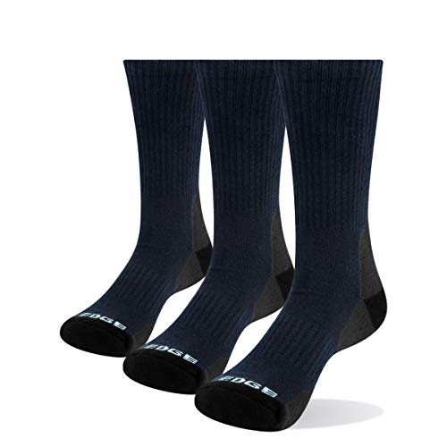 YUEDGE 3 Pares de Algodón Cushion Crew Calcetines Senderismo Caminar Deportes Atléticos Calcetines para Hombres (L) YUEDGE 3 Pares de Algodón Cushion Crew Calcetines Senderismo Caminar Deportes Atléticos Calcetines para Hombres (L)