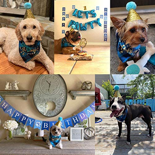 YUESEN Sombrero de Cumpleaños para Perros Bufanda triángulo de algodón con Lindo Sombrero de Fiesta de cumpleaños para Perritos, Gran Disfraz de cumpleaños para Perro, Regalo y decoración de Fiesta( YUESEN Sombrero de Cumpleaños para Perros Bufanda triángulo de algodón con Lindo Sombrero de Fiesta de cumpleaños para Perritos, Gran Disfraz de cumpleaños para Perro, Regalo y decoración de Fiesta(