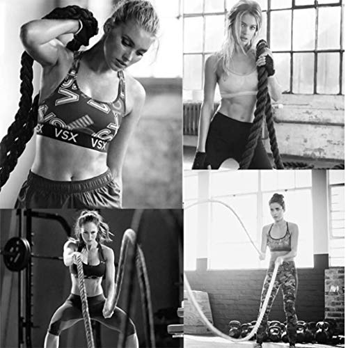YUESFZ Cuerda de Batalla Fitness Crosstraining Equipo De Entrenamiento para Adelgazar para Mujeres De 25MM, Cuerda para Hacer Ejercicio En Casa para Niños De 12M, Cuerda Deportiva con Fijador YUESFZ Cuerda de Batalla Fitness Crosstraining Equipo De Entrenamiento para Adelgazar para Mujeres De 25MM, Cuerda para Hacer Ejercicio En Casa para Niños De 12M, Cuerda Deportiva con Fijador
