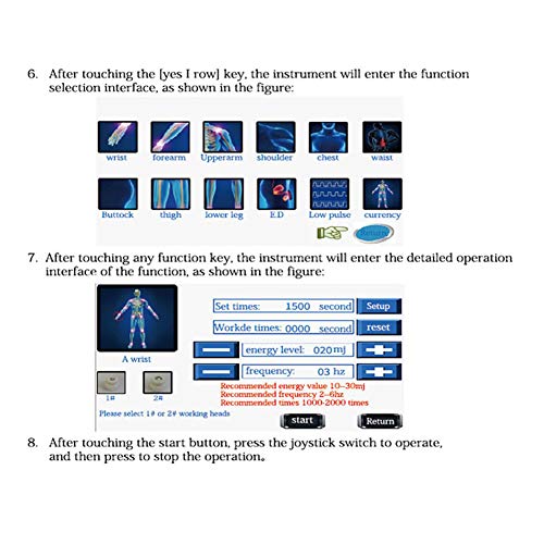 Yueyi Máquina de Terapia de Ondas de Choque, eliminación del Dolor para la disfunción eréctil y Tratamiento de la disfunción eréctil y masajeador Muscular Profundo