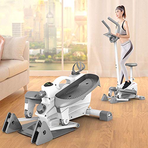 YUHT Máquina elíptica, Stepper elíptico, máquina adelgazante para el hogar, multifuncional, tamaño fino, piernas delgadas, equipo de fitness