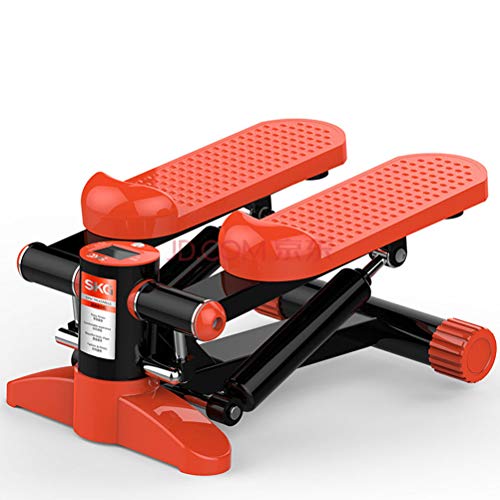 YUHT Mini Stepper, Twister Stepper,Swing Stepper para usuarios Principiantes y avanzados con Pantalla Multifuncional, Up-Down Stepper, Fitness Stepper,Orange Unisex Adult