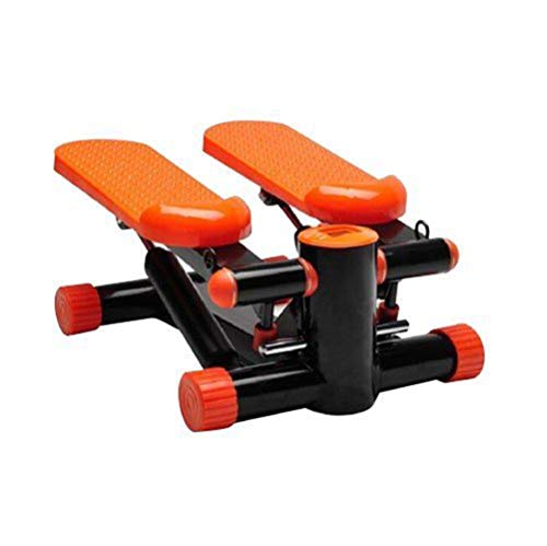 YUHT Mini Stepper, Twister Stepper,Swing Stepper para usuarios Principiantes y avanzados con Pantalla Multifuncional, Up-Down Stepper, Fitness Stepper,Orange Unisex Adult