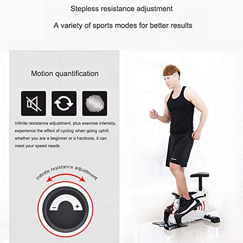 YUHT Steppers Workout Machine para Uso doméstico Stepper with Handle Workout Fitness Machine Pulling Rope Sport Exercise Fitness Equipment