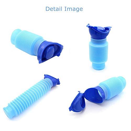 Yuhtech Urinario de Emergencia, Portátil Reutilizable retráctil Orinal Urinario Portátil para Hombres Unisex Mujeres niños Yuhtech Urinario de Emergencia, Portátil Reutilizable retráctil Orinal Urinario Portátil para Hombres Unisex Mujeres niños