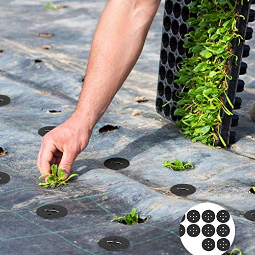 YUIP Clavijas de Jardín en Forma de U de Clavijas de jardín Clavos de Jardín Adecuados Para Fijar Tuberías a lo Largo Del Suelo Mangueras de Jardín Tuberías de Riego Esteras de Semillas de Césped Etc.