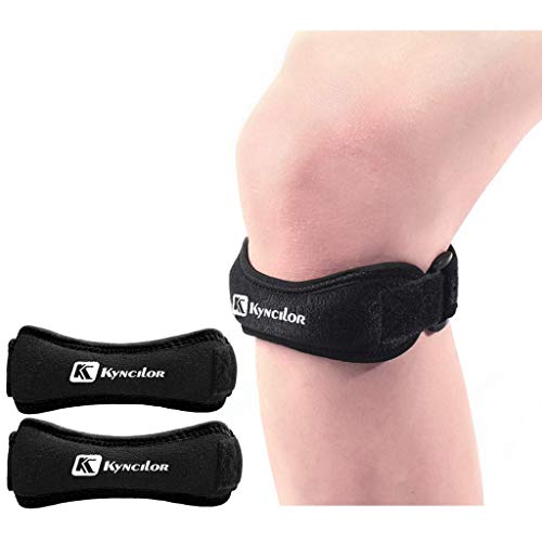 YUJY Kyncilor Patella Tendon Knee Strap, Knee Pain Relief Support Brace para Senderismo, fútbol, ​​Baloncesto, Atletismo, Jumpers de Rodilla, Tenis, tendinitis, Voleibol y amp; Sentadillas