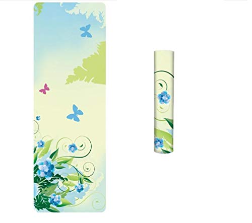 Yukie 5 MM Modelo de Lotus Suecia TPE Yoga Mat Estera del cojín de Gimnasia del Ejercicio de Adelgazamiento de la Aptitud de Pilates Antideslizante Esterilla Yukie 5 MM Modelo de Lotus Suecia TPE Yoga Mat Estera del cojín de Gimnasia del Ejercicio de Adelgazamiento de la Aptitud de Pilates Antideslizante Esterilla
