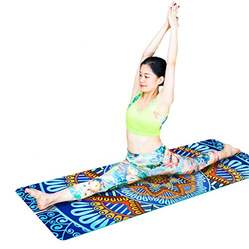 Yukie 5 MM Modelo de Lotus Suecia TPE Yoga Mat Estera del cojín de Gimnasia del Ejercicio de Adelgazamiento de la Aptitud de Pilates Antideslizante Esterilla