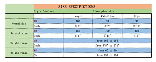 Yulaixuan 2 pares de mujeres calientan pantalones extra grandes y alargan sudaderas pantimedias gruesas para medias de invierno leggings (2 pies negros sin pie) Yulaixuan 2 pares de mujeres calientan pantalones extra grandes y alargan sudaderas pantimedias gruesas para medias de invierno leggings (2 pies negros sin pie)