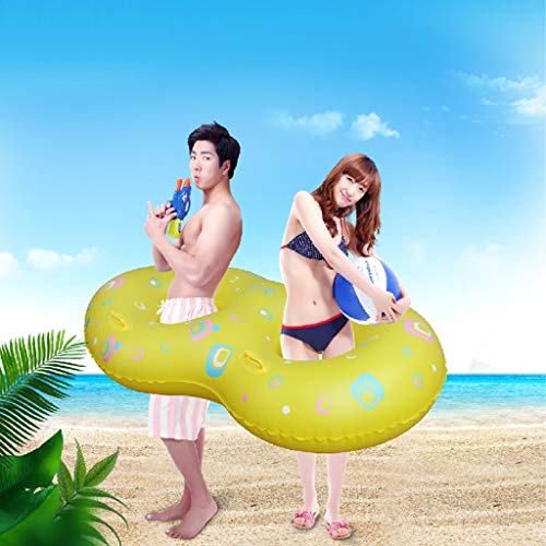 YULAN Niños Adultos Anillo de natación Inflable Pareja Doble Surf Piel Balsa Lifebuoy Material Grueso Surf Artefacto (Size : 100 * 180cm) YULAN Niños Adultos Anillo de natación Inflable Pareja Doble Surf Piel Balsa Lifebuoy Material Grueso Surf Artefacto (Size : 100 * 180cm)