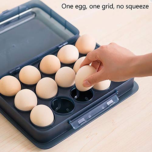 YUMEIGE Caja de almacenamiento de cosméticos Caja de almacenamiento de huevos para refrigerador con choques a prueba de golpes y a prueba de caídas Cocina al aire libre para el hogar Portátil plástico YUMEIGE Caja de almacenamiento de cosméticos Caja de almacenamiento de huevos para refrigerador con choques a prueba de golpes y a prueba de caídas Cocina al aire libre para el hogar Portátil plástico