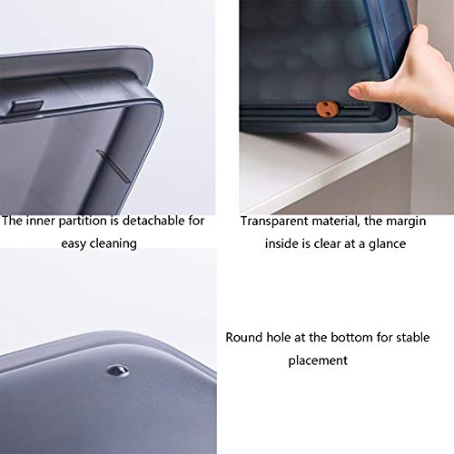 YUMEIGE Caja de almacenamiento de cosméticos Caja de almacenamiento de huevos para refrigerador con choques a prueba de golpes y a prueba de caídas Cocina al aire libre para el hogar Portátil plástico YUMEIGE Caja de almacenamiento de cosméticos Caja de almacenamiento de huevos para refrigerador con choques a prueba de golpes y a prueba de caídas Cocina al aire libre para el hogar Portátil plástico