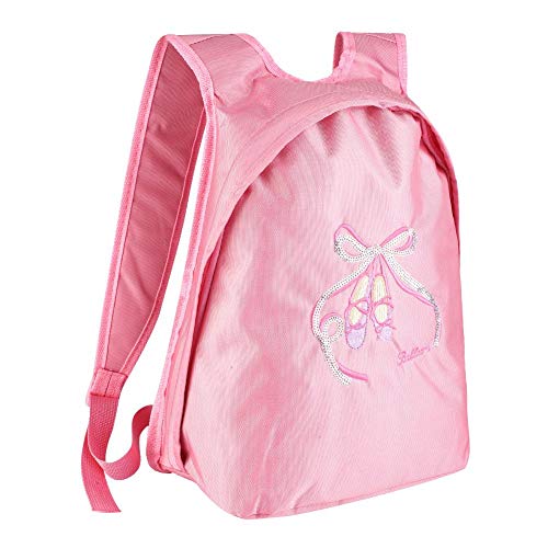 YUMILI Bolso de Ballet - Mochila de Baile de Ballet para niñas Bolso Deportivo de Hombro con Cremallera para niños(Rosado)