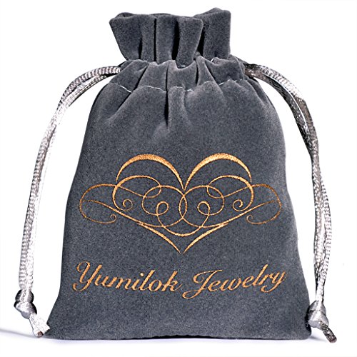 Yumilok - Collar de Plata de Ley 925 Colgante Diseño de Guantes de Boxeo para Mujeres/Niñas Aficionadas al Boxeo Yumilok - Collar de Plata de Ley 925 Colgante Diseño de Guantes de Boxeo para Mujeres/Niñas Aficionadas al Boxeo