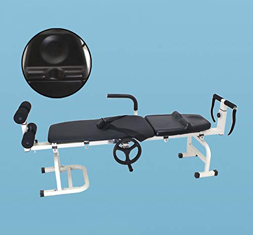 YUMO 2021 Cama de tracción Cervical y Lumbar, Hernia de Disco Lumbar, Dispositivo de tracción Cervical, Usado para Mejorar el Dolor Cervical óseo y Lumbar (48cm)