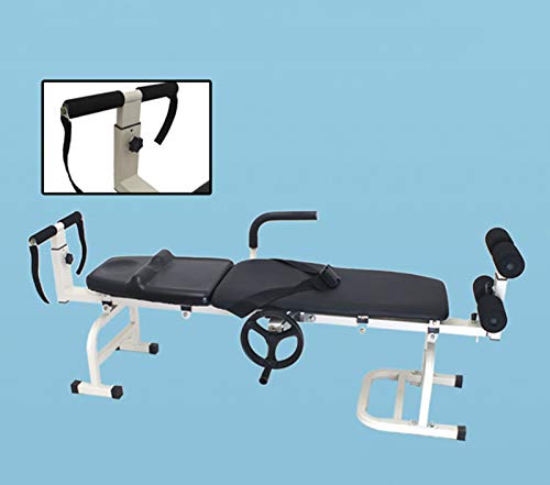 YUMO 2021 Cama de tracción Cervical y Lumbar, Hernia de Disco Lumbar, Dispositivo de tracción Cervical, Usado para Mejorar el Dolor Cervical óseo y Lumbar (48cm)