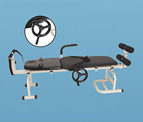 YUMO 2021 Cama de tracción Cervical y Lumbar, Hernia de Disco Lumbar, Dispositivo de tracción Cervical, Usado para Mejorar el Dolor Cervical óseo y Lumbar (48cm)