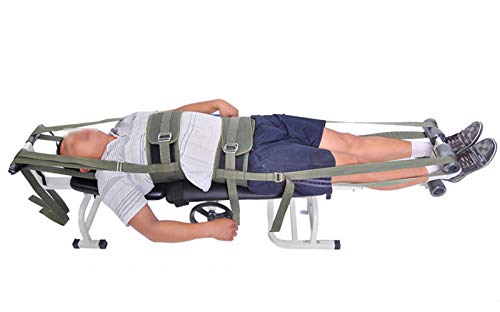 YUMO 2021 Cama de tracción Cervical y Lumbar, Hernia de Disco Lumbar, Dispositivo de tracción Cervical, Usado para Mejorar el Dolor Cervical óseo y Lumbar (48cm)