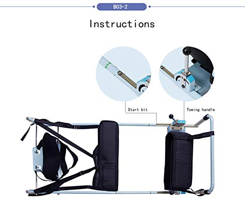 YUMO Cama de tracción Lumbar, Dispositivo de Estiramiento de extensión de Columna Cervical para Uso doméstico, Alivio de la Fatiga Cervical y Lumbar