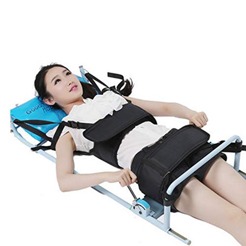 YUMO Cama de tracción Lumbar, Dispositivo de Estiramiento de extensión de Columna Cervical para Uso doméstico, Alivio de la Fatiga Cervical y Lumbar