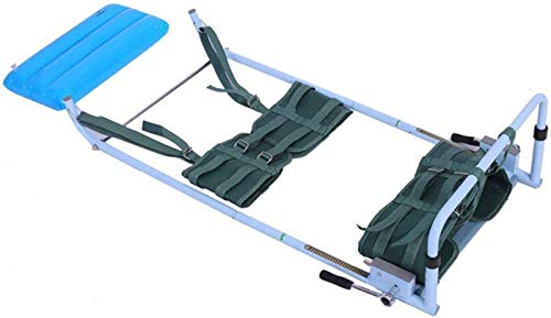 YUMO Cama de tracción Lumbar, Dispositivo de Estiramiento de extensión de Columna Cervical para Uso doméstico, Alivio del Cuello y espondilosis Lumbar