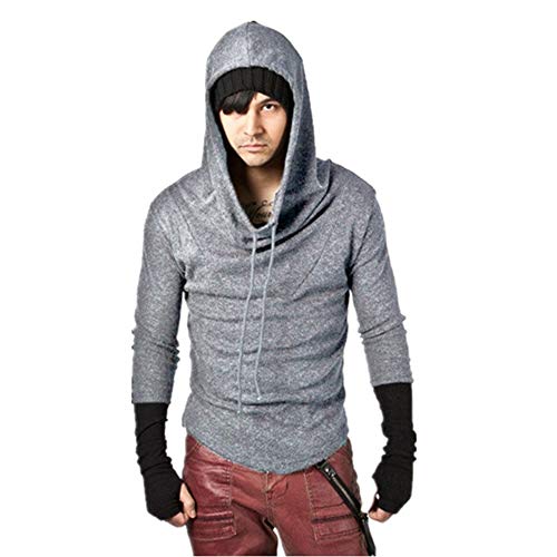 Yunbai El sudor chaleco for los hombres de Europa y Estados Unidos El juego libre tendencia de los deportes Color manoplas con capucha suéter gris ropa del entrenamiento del baloncesto de fitness ropa Yunbai El sudor chaleco for los hombres de Europa y Estados Unidos El juego libre tendencia de los deportes Color manoplas con capucha suéter gris ropa del entrenamiento del baloncesto de fitness ropa
