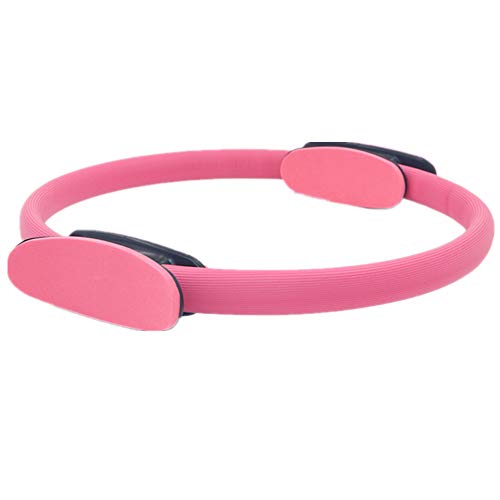 Yunjio Anillo de Pilates Aro Pilates Yoga círculo mágico Pilates elástico Anillos Pilates Fitness Anillos Entrenamiento Anillos Pilates Estiramiento Anillos Pink,-