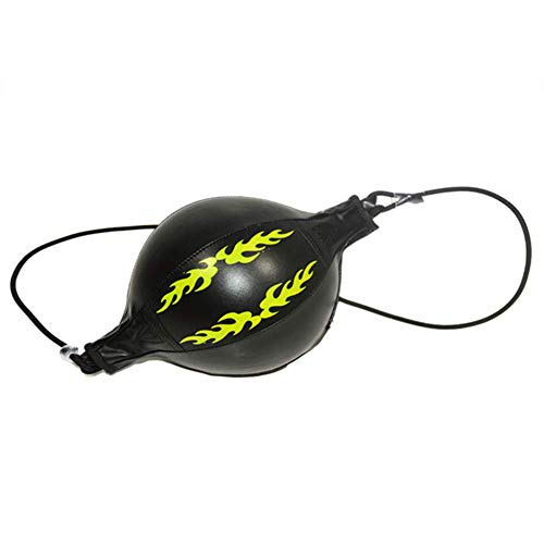 YUOKI99 Boxeo Velocidad Bola Gimnasio Culturismo Interior Exterior Entrenamiento Fitness Colgante Doble Extremo Raising Reacción Ejercer Sports Equipment Saco de Boxeo Cuero Sintético Home (Negro) YUOKI99 Boxeo Velocidad Bola Gimnasio Culturismo Interior Exterior Entrenamiento Fitness Colgante Doble Extremo Raising Reacción Ejercer Sports Equipment Saco de Boxeo Cuero Sintético Home (Negro)