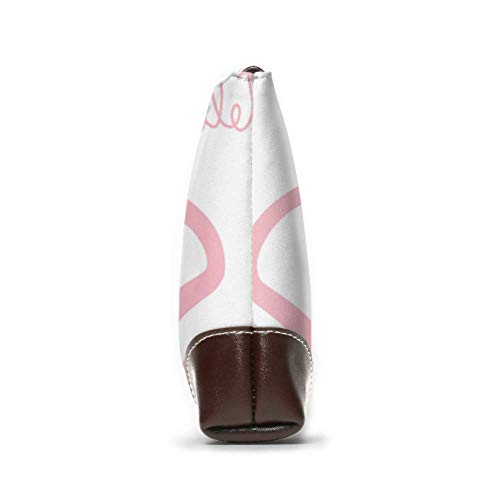 Yushg Monedero de cuero suave impermeable Bolso de ballet Zapatos de punta Monedero de mujer con cremallera para mujeres Niñas