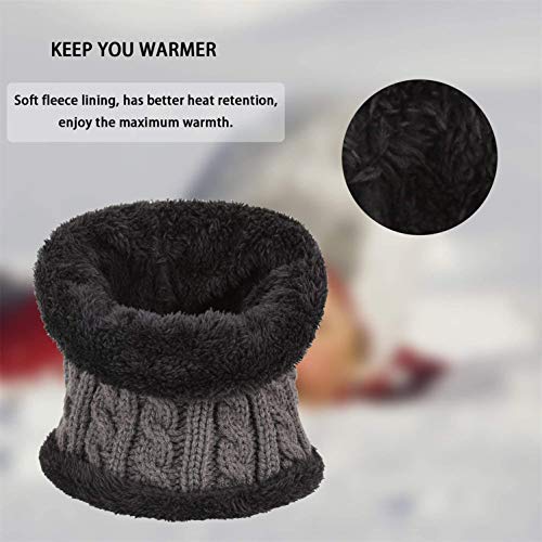 Yutdeng Bufanda Gorro Guantes Beanie Unisexo Niño Set de Bufanda Conjunto de Guantes Punto Sombreros Invierno Regalos Niño Yutdeng Bufanda Gorro Guantes Beanie Unisexo Niño Set de Bufanda Conjunto de Guantes Punto Sombreros Invierno Regalos Niño