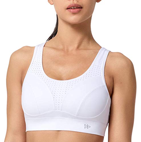 Yvette Sujetador Deportivo con Soporte Fuerte, Correas Ajustables, sin Espalda, Acolchado, corpiño para Fitness, Jogging, Yoga Yvette Sujetador Deportivo con Soporte Fuerte, Correas Ajustables, sin Espalda, Acolchado, corpiño para Fitness, Jogging, Yoga
