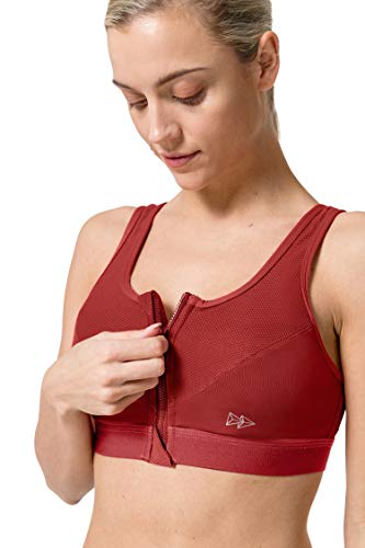 Yvette Sujetador Deportivo de sujeción Fuerte para Mujer, Cierre Frontal sin Aros, Espalda de Corredor sin Relleno para Fitness, Yoga, Jogging Yvette Sujetador Deportivo de sujeción Fuerte para Mujer, Cierre Frontal sin Aros, Espalda de Corredor sin Relleno para Fitness, Yoga, Jogging
