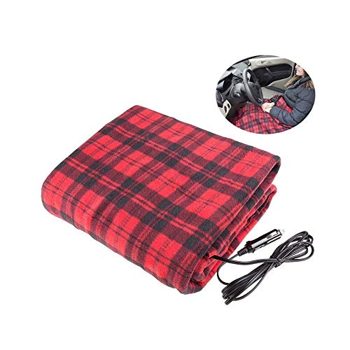YWAWJ Manta polar con calefacción for automóviles, camiones y vehículos recreativos - Cable de alimentación de 12 V se conecta en la alimentación del vehículo Outlet |Grande for el tiempo frío, Viajar YWAWJ Manta polar con calefacción for automóviles, camiones y vehículos recreativos - Cable de alimentación de 12 V se conecta en la alimentación del vehículo Outlet |Grande for el tiempo frío, Viajar