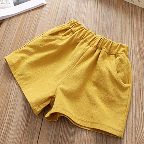 YWLINK 3PC Mezcla De Algodon Ropa De NiñOs Top Camisola Estampado TulipáN Camiseta+Pantalones Cortos De Color SóLido+Banda De Pelo Vestido De Fiesta(Amarillo,3-4 años/120) YWLINK 3PC Mezcla De Algodon Ropa De NiñOs Top Camisola Estampado TulipáN Camiseta+Pantalones Cortos De Color SóLido+Banda De Pelo Vestido De Fiesta(Amarillo,3-4 años/120)