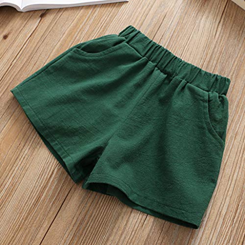 YWLINK 3PC Mezcla De Algodon Ropa De NiñOs Top Camisola Estampado TulipáN Camiseta+Pantalones Cortos De Color SóLido+Banda De Pelo Vestido De Fiesta(Verde,2-3 años/110) YWLINK 3PC Mezcla De Algodon Ropa De NiñOs Top Camisola Estampado TulipáN Camiseta+Pantalones Cortos De Color SóLido+Banda De Pelo Vestido De Fiesta(Verde,2-3 años/110)