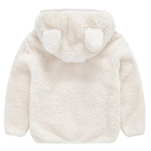 YWLINK Abrigo Bebe NiñA BebéS ReciéN Nacidos Bebé NiñOs NiñA Sudadera con Capucha De Dibujos Animados Abrigo CáLido Chaqueta De OtoñO E Invierno Ropa De AlgodóN(Rosado,3-4 años/120)