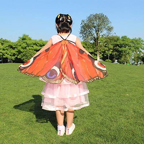 YWLINK Al Aire Libre NiñO,NiñAs, Bohemio, Estampado De Mariposa, MantóN, Traje, Accesorio Chal De Bikini Rendimiento Estera De Yoga O Picnic Protector Solar118*48CM