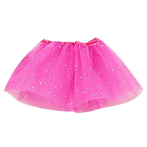 YWLINK Bebé NiñO NiñA Princesa Estrella Lentejuelas Fiesta Baile Ballet Tutú Falda Lindo Disfraz De Danza Navidad/Halloween/Carnaval Regalo De CumpleañOs