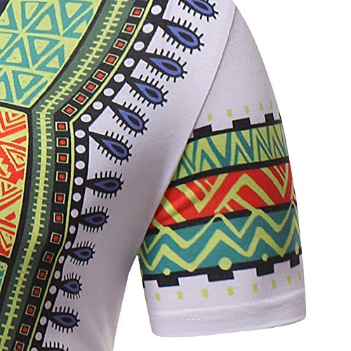 YWLINK Camisetas De Tirantes Hombres Slim Fit De Manga Corta Camiseta con Estampado Muscular De éTnica African Wind Camiseta Casual Tops Blusa Vestido De Fiesta Ropa Deportiva De Gran TamañO YWLINK Camisetas De Tirantes Hombres Slim Fit De Manga Corta Camiseta con Estampado Muscular De éTnica African Wind Camiseta Casual Tops Blusa Vestido De Fiesta Ropa Deportiva De Gran TamañO