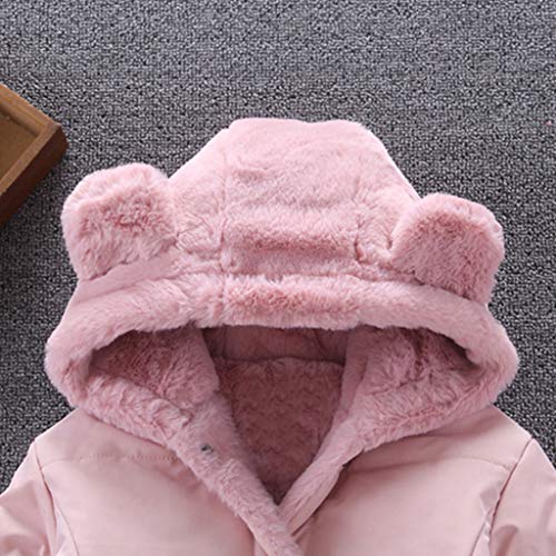 YWLINK Chaqueta con Capucha BebéS NiñOs NiñAs Abrigo De Orejas De Oso Grueso con Capucha Gruesa Abrigo De Oreja Abrigo De AlgodóN CáLido Al Aire Libre Top Casual Fiesta De Navidad Regalo CumpleañOs