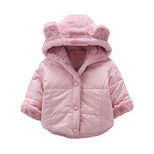 YWLINK Chaqueta con Capucha BebéS NiñOs NiñAs Abrigo De Orejas De Oso Grueso con Capucha Gruesa Abrigo De Oreja Abrigo De AlgodóN CáLido Al Aire Libre Top Casual Fiesta De Navidad Regalo CumpleañOs