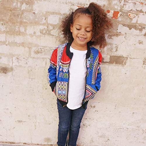 YWLINK Chaqueta NiñOs NiñA El Estilo Nacional Africano De Manga Larga No Localiza La Chaqueta Estampada A Prueba De Viento Chaqueta Casual Abrigo De OtoñO Diario/Fiesta Ropa(Azul,3-4 años/120) YWLINK Chaqueta NiñOs NiñA El Estilo Nacional Africano De Manga Larga No Localiza La Chaqueta Estampada A Prueba De Viento Chaqueta Casual Abrigo De OtoñO Diario/Fiesta Ropa(Azul,3-4 años/120)