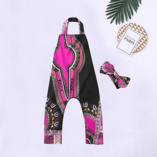 YWLINK Conjuntos NiñA,Mezcla De AlgodóN Posicionamiento De ImpresióN Estilo Nacional Ropa Infantil del Mono del Mameluco del Estampado Africano Sin Mangas+Banda De Pelo(Rosa Caliente,3-4 años/100) YWLINK Conjuntos NiñA,Mezcla De AlgodóN Posicionamiento De ImpresióN Estilo Nacional Ropa Infantil del Mono del Mameluco del Estampado Africano Sin Mangas+Banda De Pelo(Rosa Caliente,3-4 años/100)