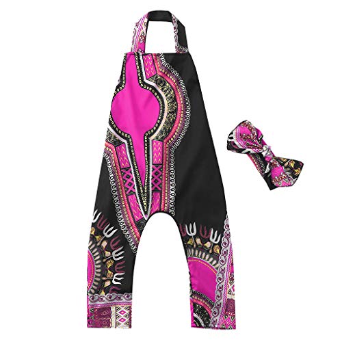 YWLINK Conjuntos NiñA,Mezcla De AlgodóN Posicionamiento De ImpresióN Estilo Nacional Ropa Infantil del Mono del Mameluco del Estampado Africano Sin Mangas+Banda De Pelo(Rosa Caliente,3-4 años/100) YWLINK Conjuntos NiñA,Mezcla De AlgodóN Posicionamiento De ImpresióN Estilo Nacional Ropa Infantil del Mono del Mameluco del Estampado Africano Sin Mangas+Banda De Pelo(Rosa Caliente,3-4 años/100)