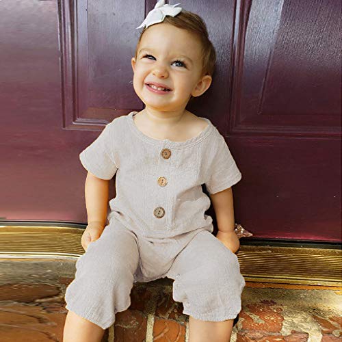 YWLINK Mono ReciéN Nacido Manga Corta De Verano Mono De Mameluco Plisado Color Liso Mezcla De AlgodóN Ocio Y Confort Vestido De Fiesta Primer Regalo De CumpleañOs Retro Ropa(Blanco,6-12 meses/80) YWLINK Mono ReciéN Nacido Manga Corta De Verano Mono De Mameluco Plisado Color Liso Mezcla De AlgodóN Ocio Y Confort Vestido De Fiesta Primer Regalo De CumpleañOs Retro Ropa(Blanco,6-12 meses/80)