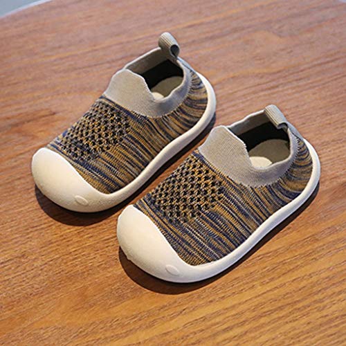 YWLINK NiñOs NiñAs Rayas Malla Deporte Zapatillas Deportivas Calzado Informal Transpirable Antideslizante Comodidad Inferior Suave Fiesta De CumpleañOs Zapatos De Primer Paso Regalo(Gris,15EU) YWLINK NiñOs NiñAs Rayas Malla Deporte Zapatillas Deportivas Calzado Informal Transpirable Antideslizante Comodidad Inferior Suave Fiesta De CumpleañOs Zapatos De Primer Paso Regalo(Gris,15EU)