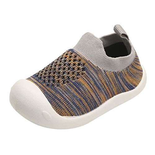 YWLINK NiñOs NiñAs Rayas Malla Deporte Zapatillas Deportivas Calzado Informal Transpirable Antideslizante Comodidad Inferior Suave Fiesta De CumpleañOs Zapatos De Primer Paso Regalo(Gris,15EU) YWLINK NiñOs NiñAs Rayas Malla Deporte Zapatillas Deportivas Calzado Informal Transpirable Antideslizante Comodidad Inferior Suave Fiesta De CumpleañOs Zapatos De Primer Paso Regalo(Gris,15EU)