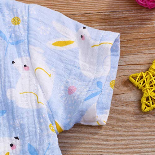 YWLINK ReciéN Nacido NiñO NiñAs Mono Corto De Manga Corta con Estampado De Dibujos Animados Kimono De Gasa Pijama Mameluco Algodon CóModo Bautismo Primer Ropa De Fiesta(Azul Claro,18-24 meses/90) YWLINK ReciéN Nacido NiñO NiñAs Mono Corto De Manga Corta con Estampado De Dibujos Animados Kimono De Gasa Pijama Mameluco Algodon CóModo Bautismo Primer Ropa De Fiesta(Azul Claro,18-24 meses/90)
